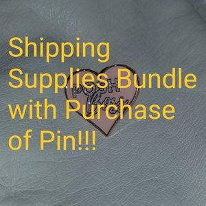 Posh Boss Lapel Pin with Shipping Supplies